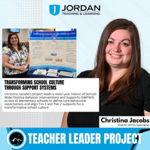 Transforming School Culture through Support Systems (Christina Jacobs): A multi-year roadmap for rolling out School-Wide Positive Behavior Interventions and Supports (SWPBIS) across 41 elementary schools to align behavioral expectations and supports